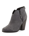 Rag & Bone Leather Margot boot charcoal grey ankle booties Size 41 US 11 UK 8 ladies