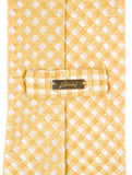 BRIONI Silk Jacquard Yellow Jacquard Mens Tie men
