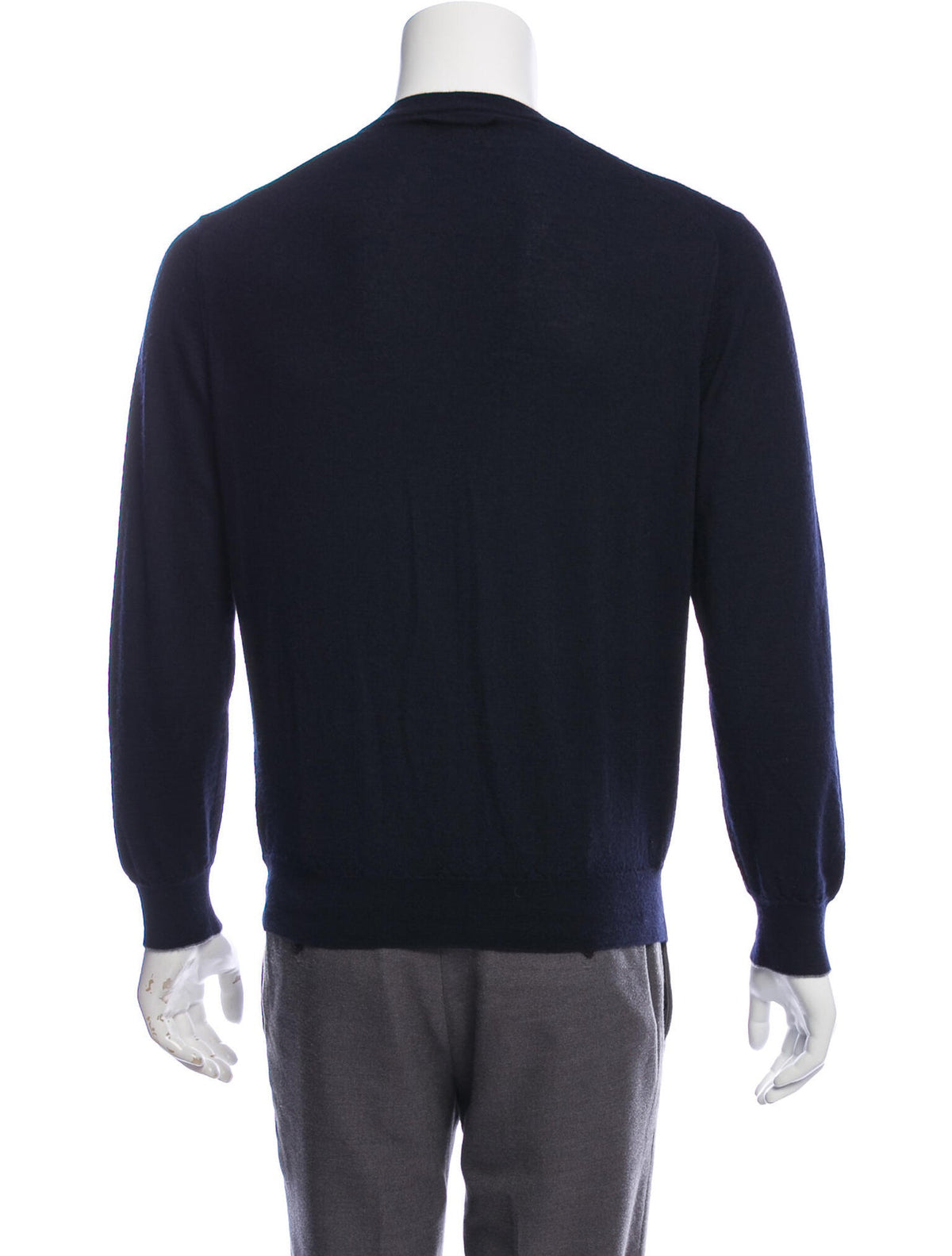 Brunello Cucinelli Men's Cashmere Blend Crew Neck Sweater Jumper Size L large men