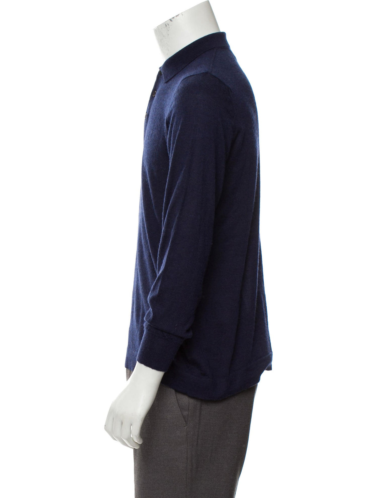 Ralph Lauren CASHMERE MERINO WOOL SIL KNIT COLLAR SWEATER JUMPER M MEDIUM Men