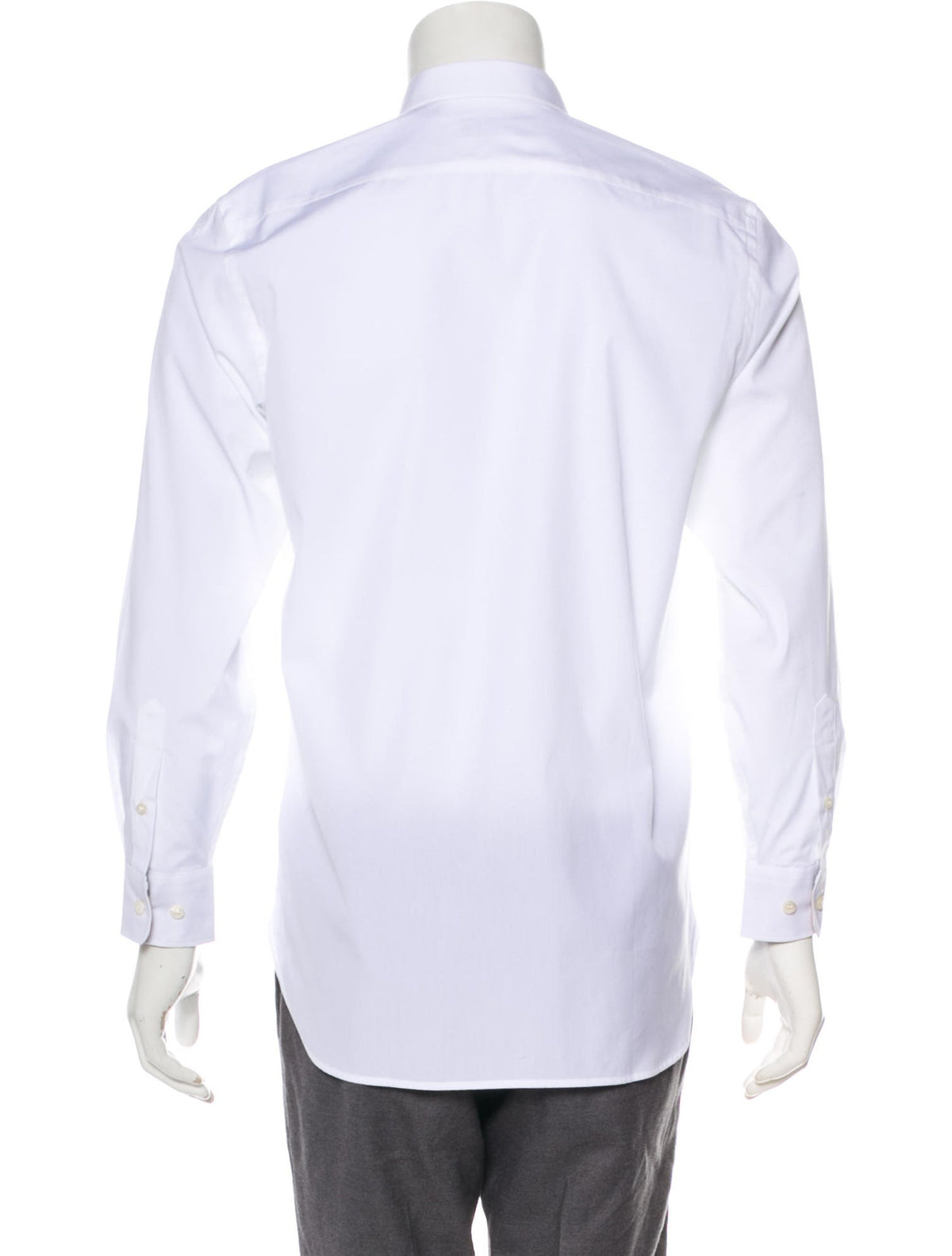 BURBERRY LONDON LONG SLEEVE BUTTON-UP WHITE SHIRT SIZE 15 3/4 40” Men