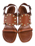 Céline slingback leather studded sandals 38 1/2 US 8.5 UK 5.5 Michael Kors Era Ladies