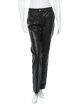 CHANEL 2008 FALL COLLECTION LEATHER PANTS TROUSERS SIZE F 40 LADIES