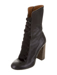 Chloé Chloe Black Leather Mid-Calf Boots Size 35 UK 2 US 5 ladies