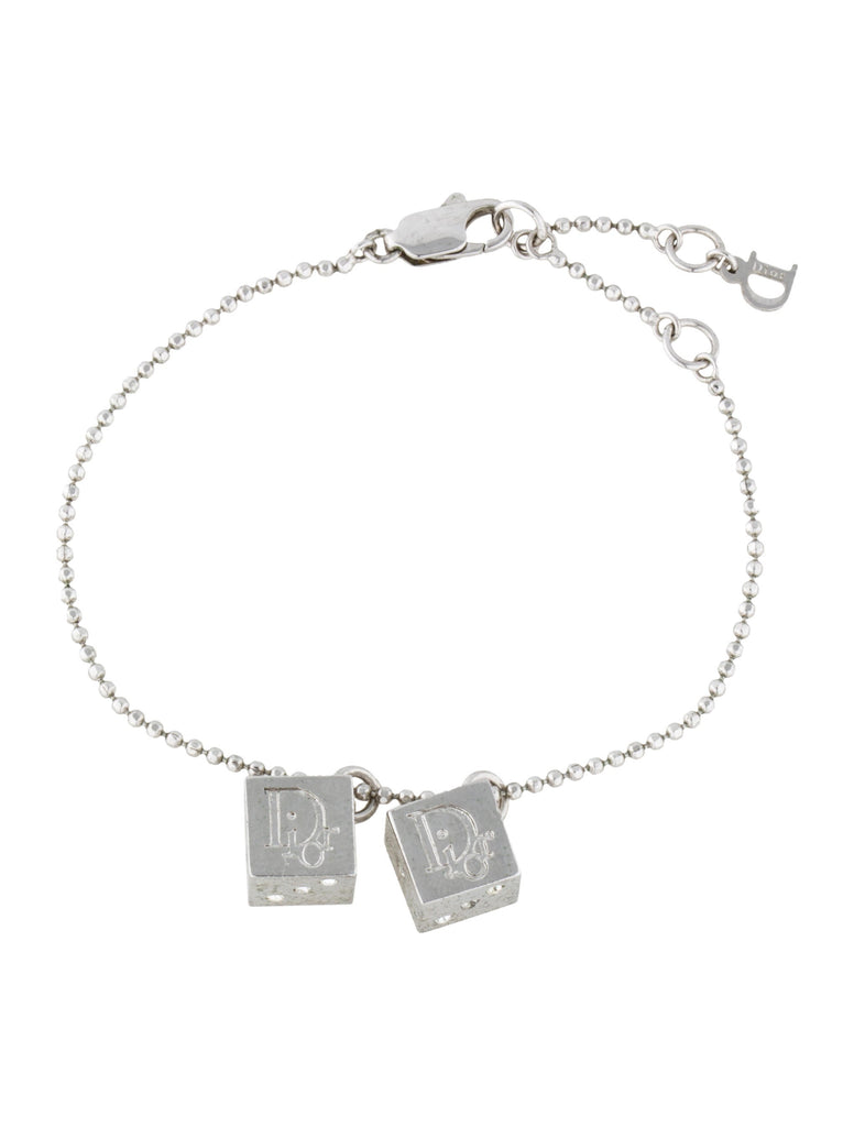 Dior Christian Dior Iconic Silver Dice Charm Bracelet Rare 13.8 grams –  Afashionistastore