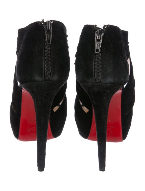 Christian Louboutin Bandra Suede Sandals Shoes 36 US 6 UK 3 ladies