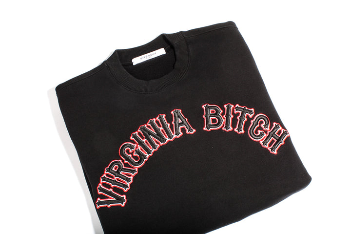 Givenchy Virginia Bitch Sweatshirt in Black Ladies