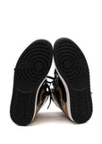 NIKE Black/Gold/White Patent Air Jordans Sneakers Trainers Size 42 men