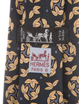 Hermès HERMES Paris Silk Floral Print Tie 7281 MA 100% AUTHENTIC Men