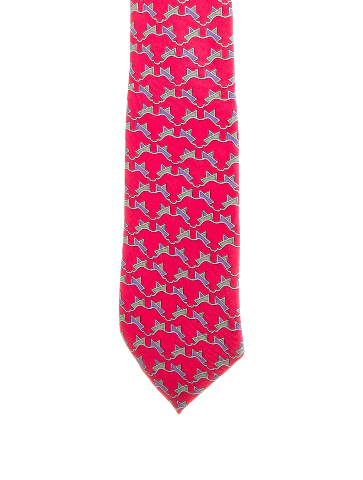Hermès HERMES Paris Silk 7254 MA Men's 100% Silk Necktie FRANCE Luxury BOATS men