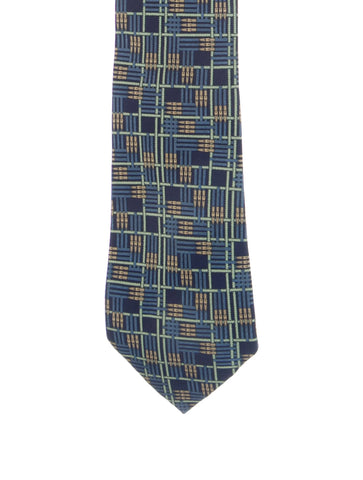 Hermès HERMES Paris Tie 32 IA Navy Blue Belt Links Suspenders Neck Tie men