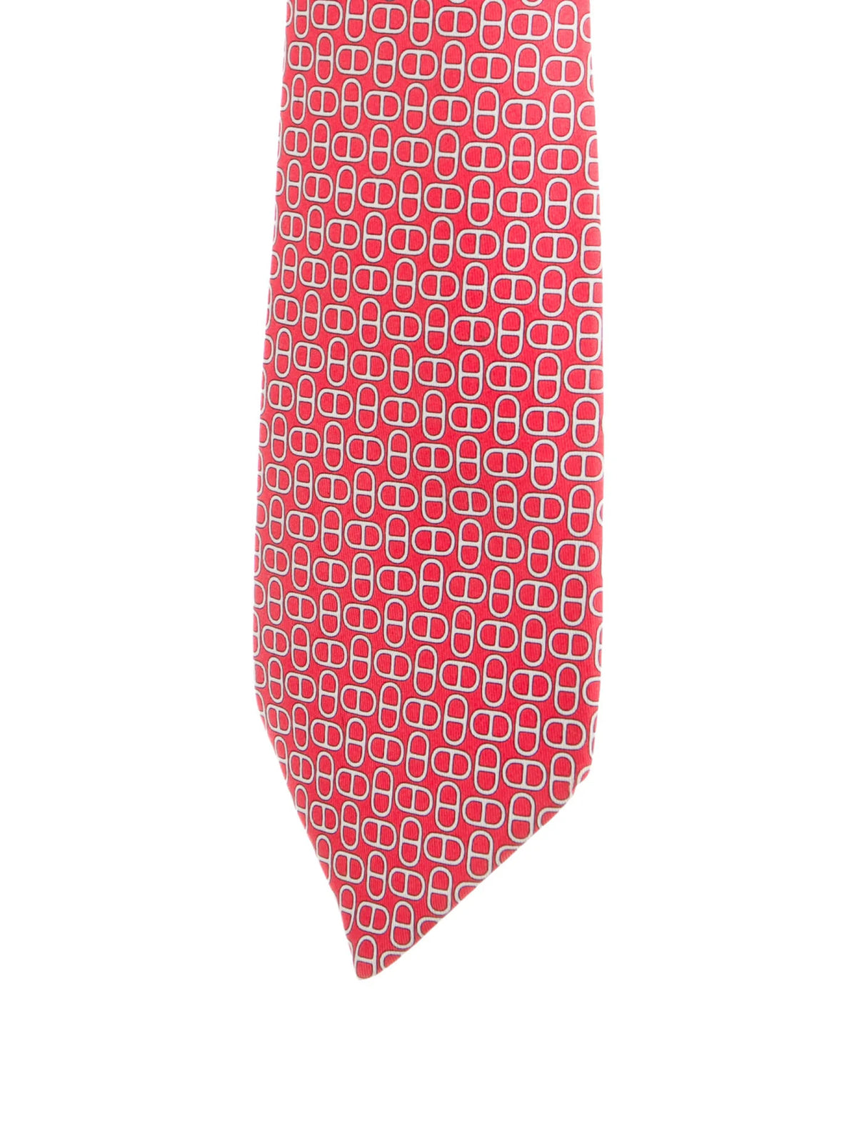 Hermès HERMES Paris Silk Pint Geometric Print Tie 5160 HA 100% AUTHENTIC Men