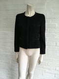 Chanel 98C Wool Black Jacket Blazer Exquisite F 36 UK 6 US 2-4 XS Ladies