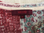 Kenzo Patchwork Wool Knit Top Size XL Ladies