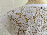 Valentino Lace Back Top in White Size M Medium Ladies