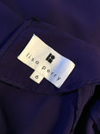 Lisa Perry Silk Cady Swing Dress Size 6 UK 10 M Medium LADIES