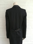 ALEXANDER WANG  Leathertrimmed Woven Tailcoat Jacket Size US 6 UK 10 Ladies