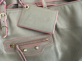BALENCIAGA SHOULDER BAG PAPIER A4 LIMITED EDITION Gray/Pink HOBO BAG HANDBAG LADIES