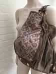 LOUIS VUITTON Limited Edition Suede Patent Monogram Irene Coco Bag Handbag Hobo Ladies
