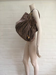 LOUIS VUITTON Limited Edition Suede Patent Monogram Irene Coco Bag Handbag Hobo Ladies