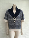 Chanel 2014 Fair Isle Knit Pure Cashmere Jumper Sweater Top F 36 UK 8 US 4 S Ladies
