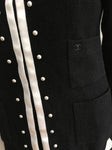 Chanel 04P Black Wool Silk 2-piece suit F 36 UK 8 US 4 S LADIES