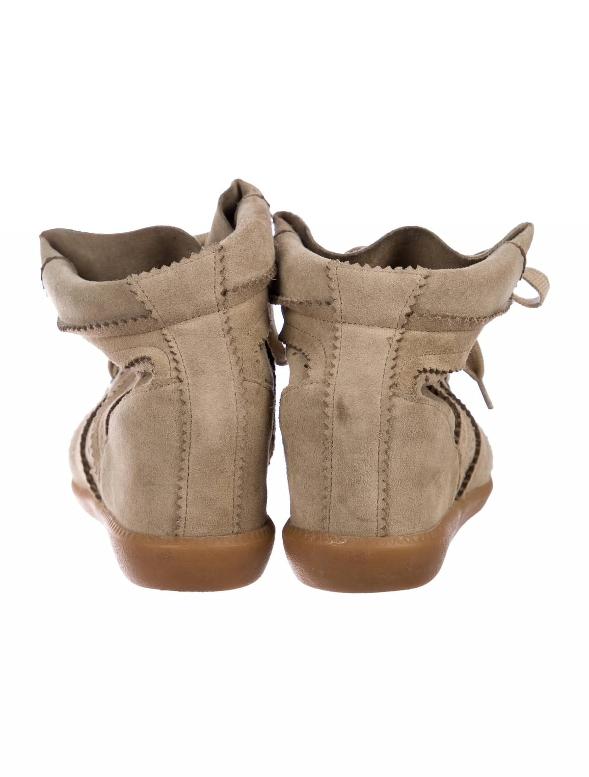 ISABEL MARANT Bobby Suede Wedge Sneakers Trainers Shoes  Ladies