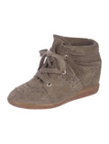 ISABEL MARANT Bobby Suede Wedge Sneakers Trainers Shoes  Ladies
