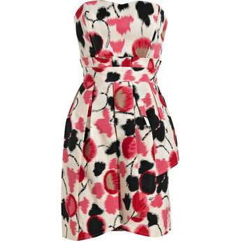 TEMPERLEY ALICE by Temperley Jude printed cotton-twill dress UK 10 Ladies