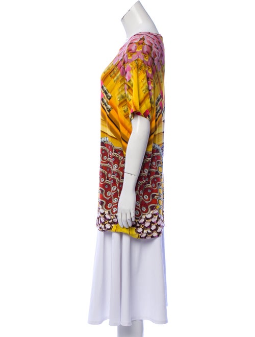 MARY KATRANTZOU Runaway Pencils Printed Short Sleeve T-shirt Size M medium ladies