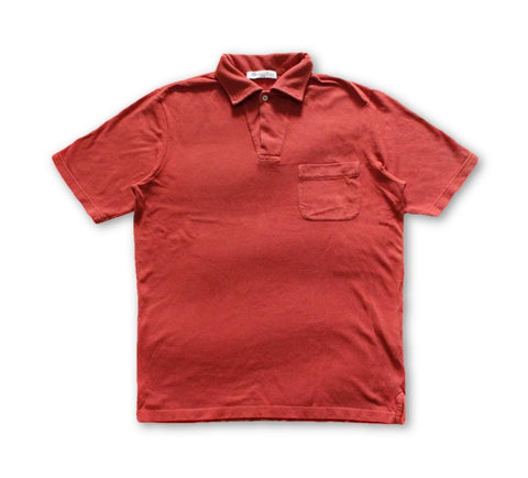 LORO PIANA Cotton-Piqué Polo Shirt Top T-shirt Size M MEDIUM men