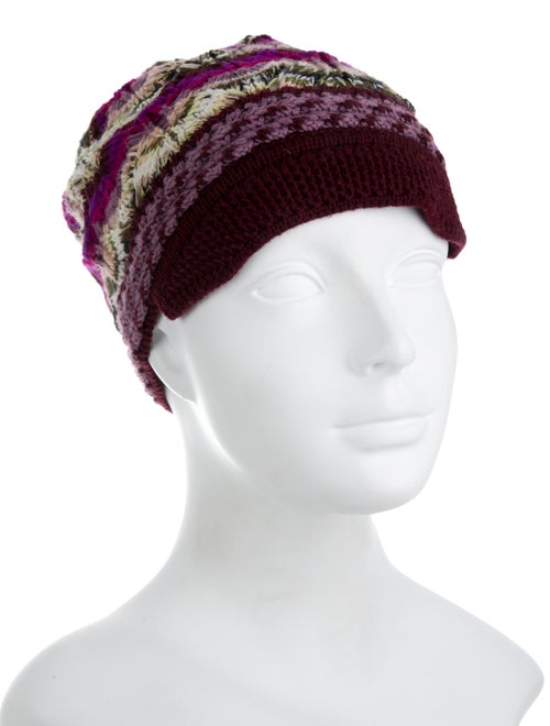 MISSONI Wool Beanie Knit Hat ladies