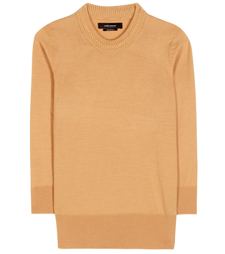 Isabel Marant ‘Chris’ Fine Knit Pure Merino Wool Sweater Top Ladies