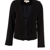 MICHAEL Michael Kors Black Studded Blazer SIZE US 4 UK 8 s small ladies