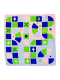 PETER PILOTTO Silk Multi Coloured Geometric Print Square Shaped Scarf  LADIES