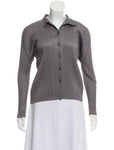 PLEATS PLEASE ISSEY MIYAKE Pleated Shirt In Grey  ladies