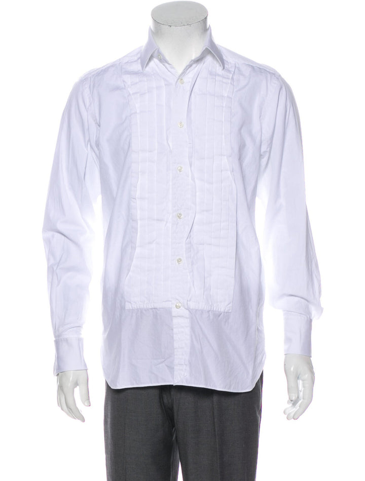 Ralph Lauren Polo Long Sleeve Tuxedo Shirt Size 39 15 1/2" men