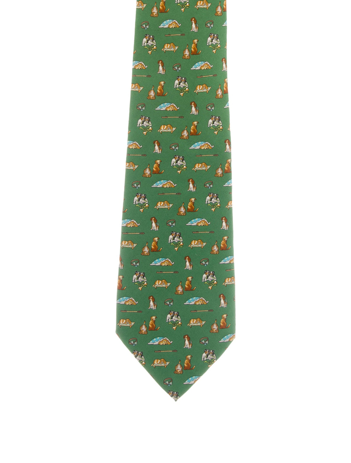 Salvatore Ferragamo Silk Printed Tie men