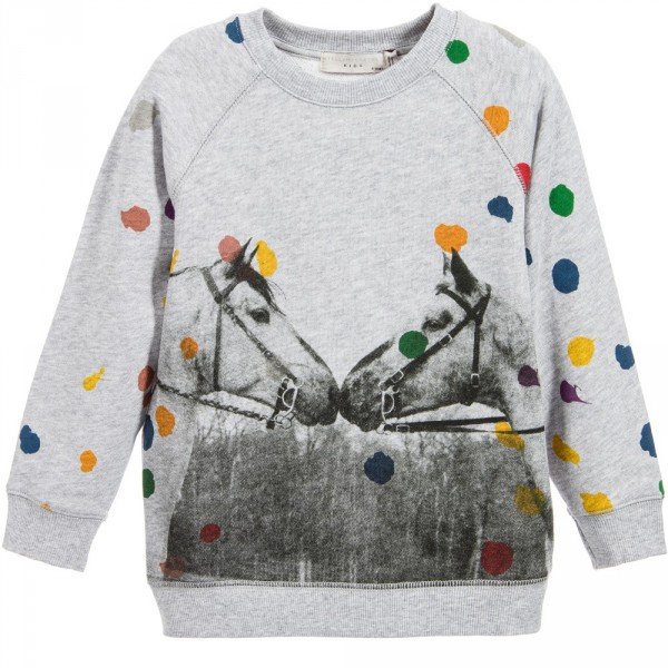 STELLA MCCARTNEY KIDS PAINT SPLASH SWEATSHIRT TOP SIZE 8 YEARS children