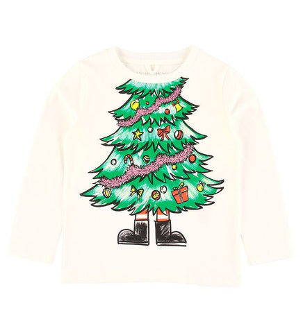 Stella McCartney KIDS Long Sleeve Top Christmas Tree Size 6 years children