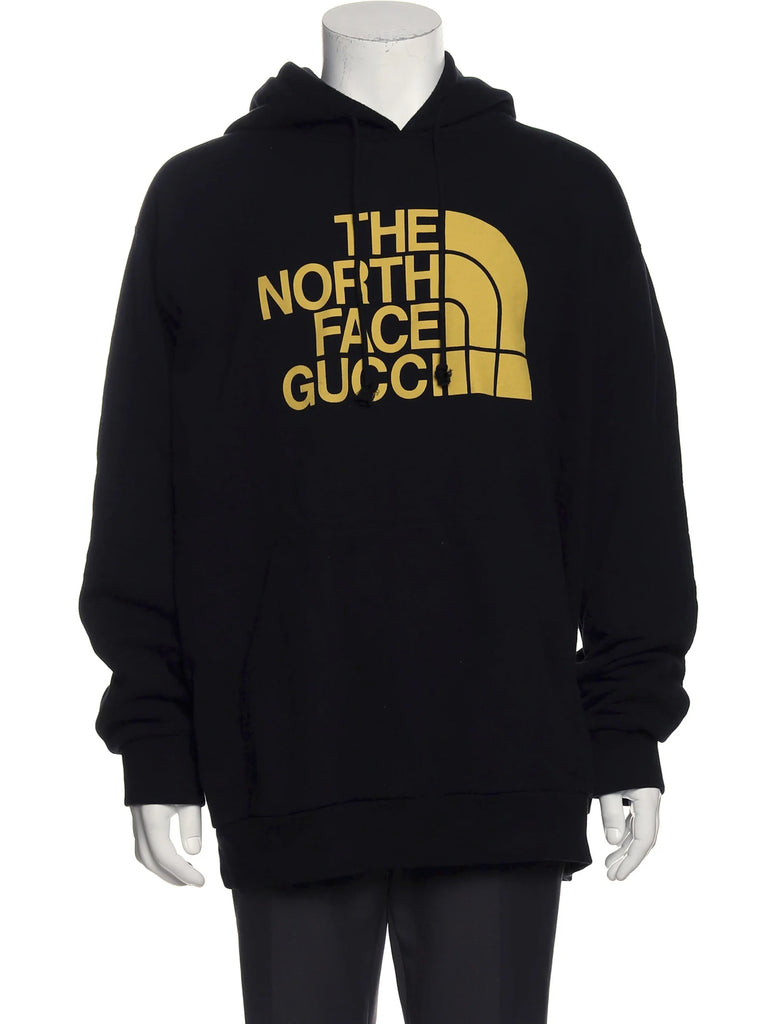 Unisex GUCCI X THE NORTH FACE BLACK YELLOW HOODIE LIMITED Unisex GUCCI X THE NORTH FACE BLACK YELLOW HOODIE LIMITED