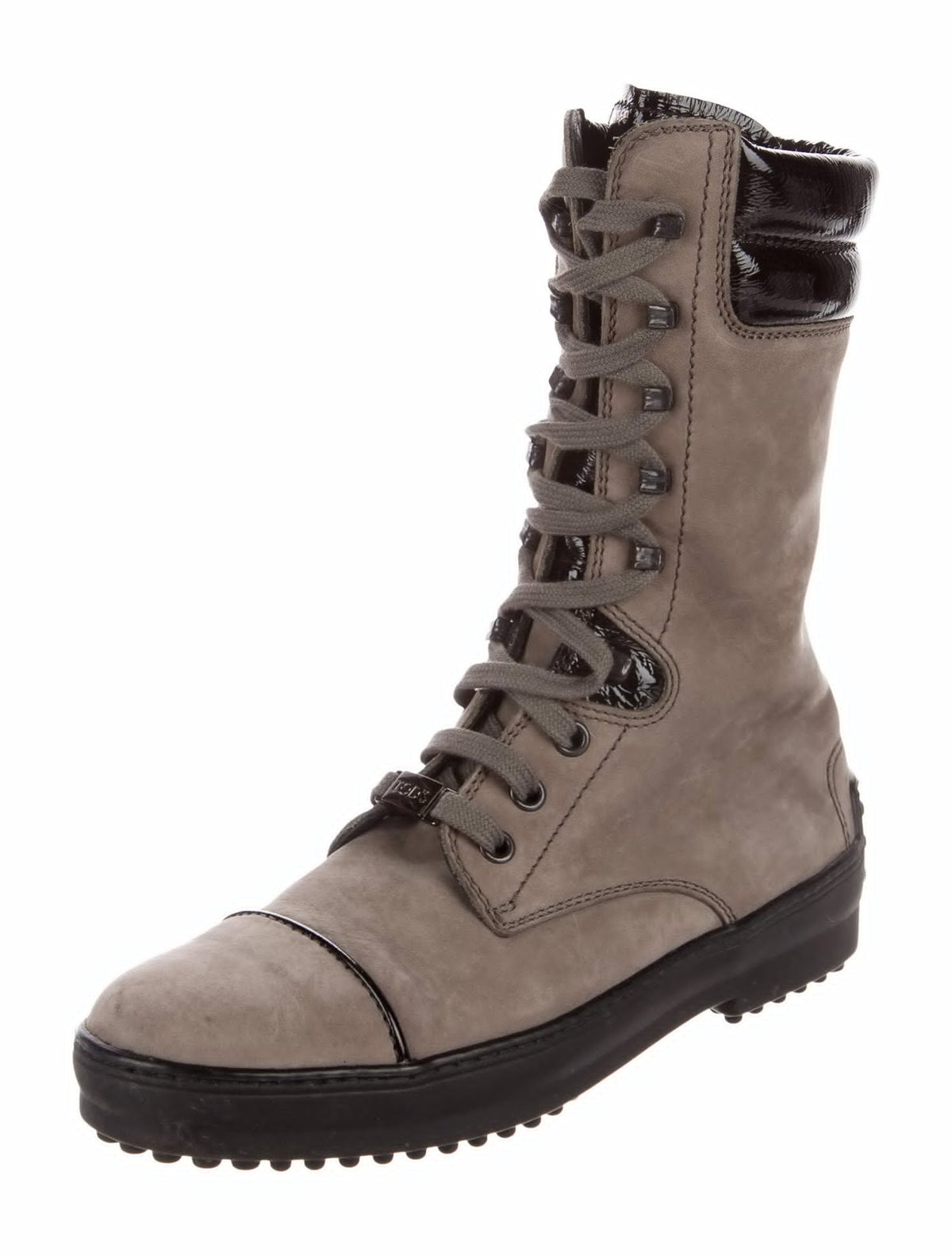 TOD'S Suede Leather Ankle Boots Booties Shoes Ladies