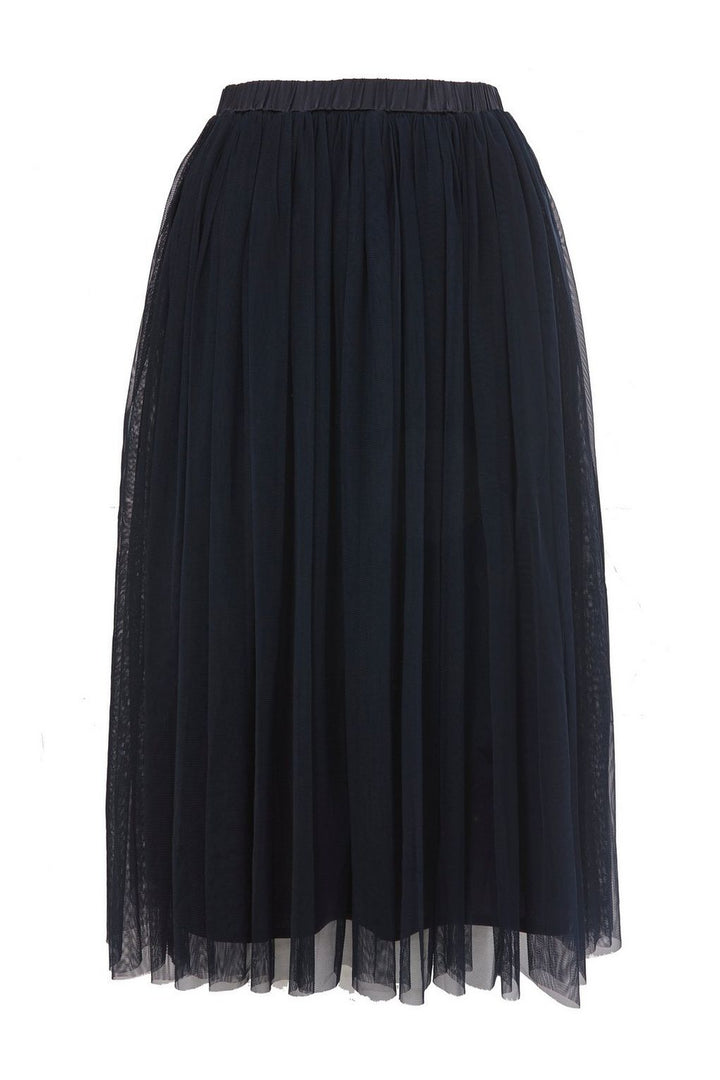 Topshop Navy Tulle Midi Skirt By Lace UK 8 US 4 EU 36 ladies