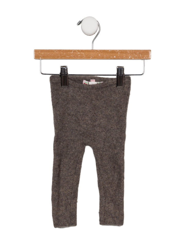 BONPOINT Girls' Grey Pure Cashmere Knit Leggings Size 2 years ladies