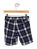 il gufo Boys' Plaid Bermuda Shorts Size 10 years old children