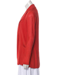 JASMINE DI MILO OVERSIZED RED SILK WOOL BLAZER SIZE UK 8 US 4 EU 36 ladies