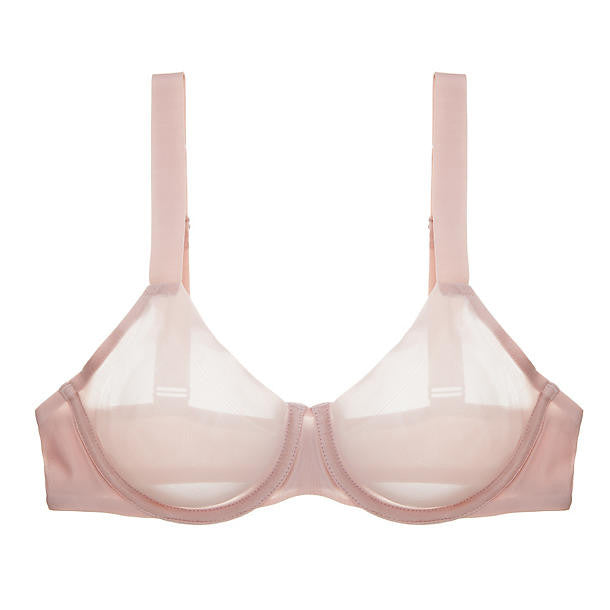 Wolford Sheer Touch Underwire Bra ROSEPOWDER 69615 Size 80D 36D Ladies