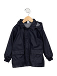 Petit Bateau Boys' Hooded Raincoat in Navy Blue Size 4 years 102 cm children