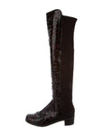 STUART WEITZMAN EMBOSSED 50 50 BOOTS Size 36.5 UK 3.5 US 6.5 Ladies