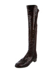 STUART WEITZMAN EMBOSSED 50 50 BOOTS Size 36.5 UK 3.5 US 6.5 Ladies